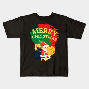 SANTA IS HERE, WELCOME NEW YEAR!! Kids T-Shirt